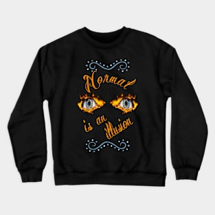 Surreal Possessed Eyes Crewneck Sweatshirt